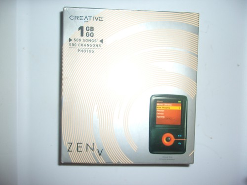 Creative zen black orange - v, (